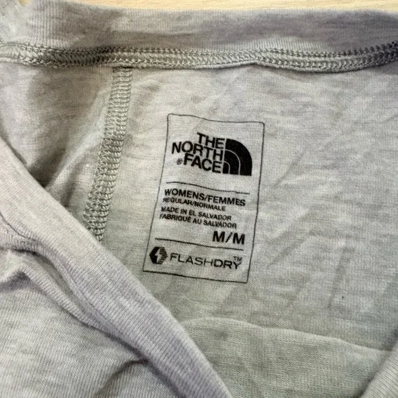 The North Face Heather Light Gray Women's Tee - Picture 3 of 5